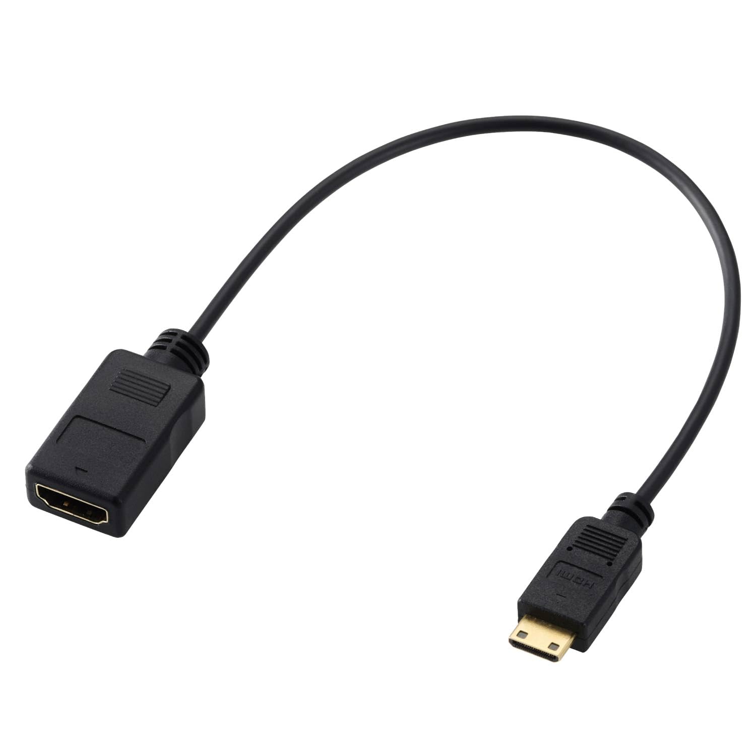 Amazon.co.jp: エレコム mini HDMI - HDMI 変換アダプタ 0.2m スーパー