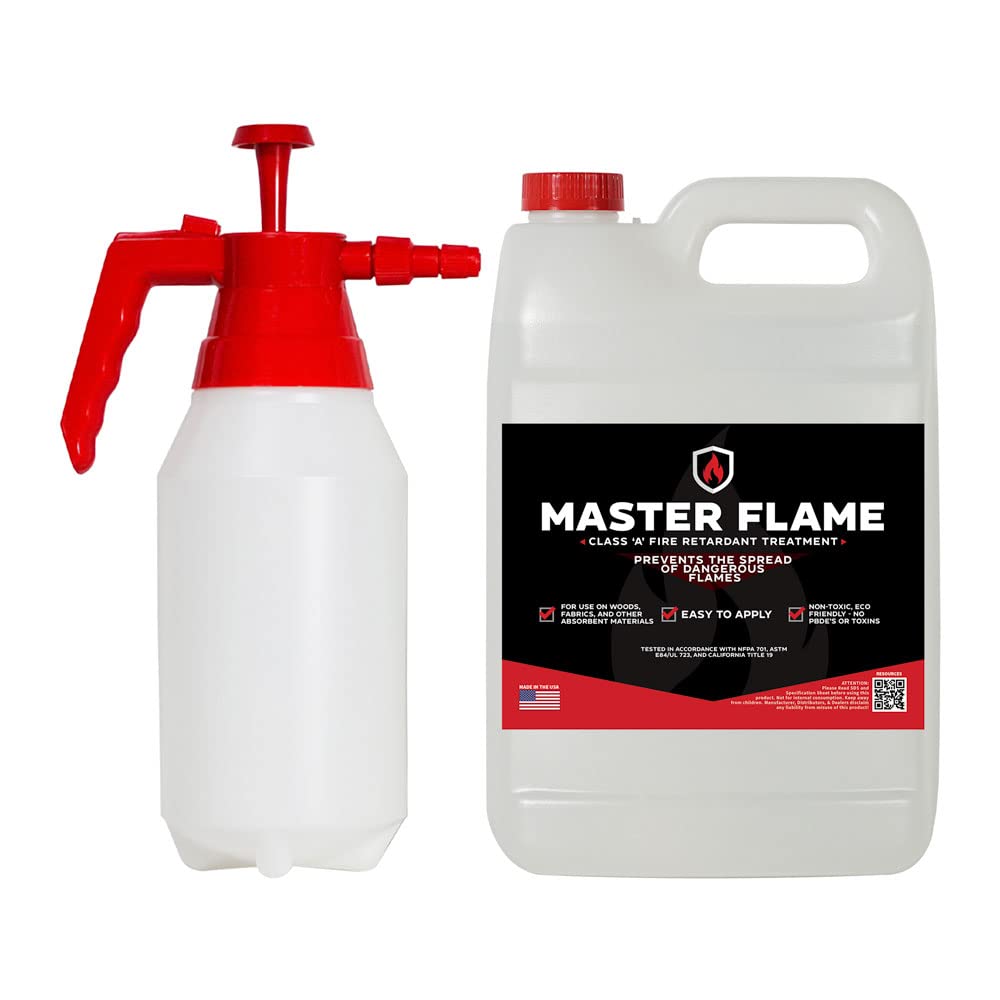 Master Flame ignifuge solution contre la propagation du feu de 3,8 l