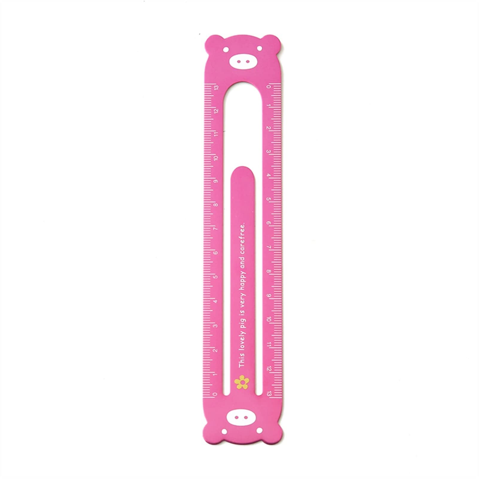 SUNESA Lesezeichen Fromthenon Cute Animal Lineal 13cm Koreanes Metall Lesezeichen Paper Clips Notebook und Journals Accessoires Büro- und Schulmaterialien Buch Markierungen (Color : 2)