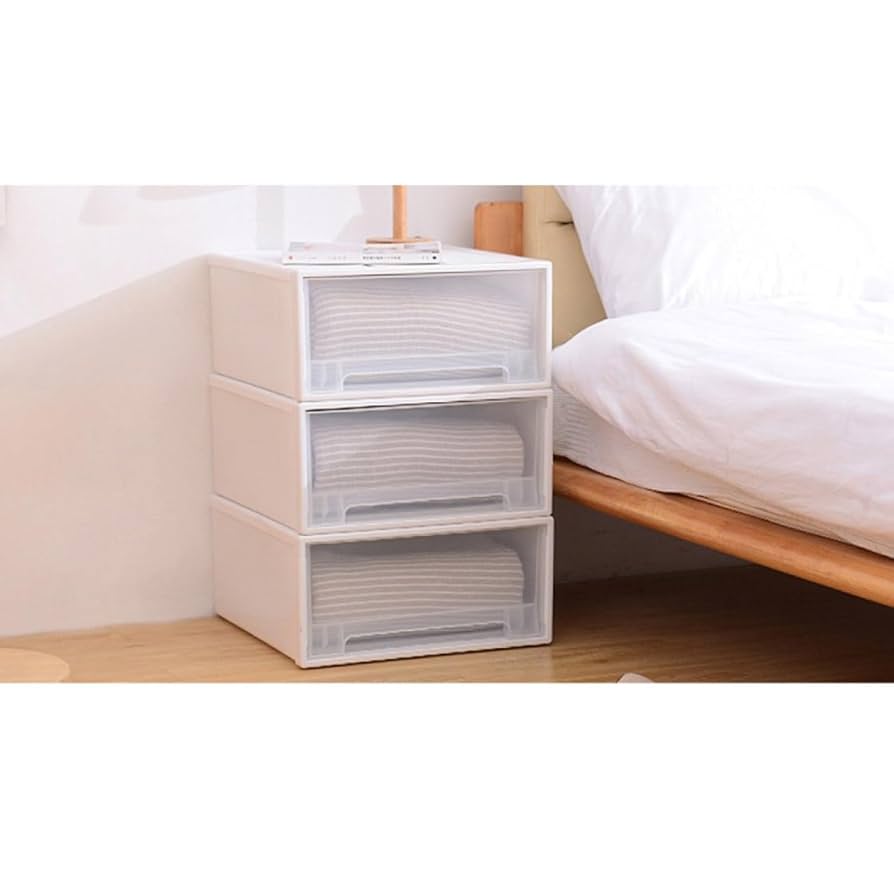 Amazon｜MJKQ9 収納ケース 幅18.5×奥行27.5×高さ10cm 2個セット