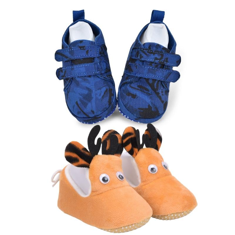 star fish Newborn Baby Boys & Girls 3 TO 12 Months Skin Friendly Comfortable & Breathable Cotton Booties (COMBO-(2)-1140-1136)-picture-42