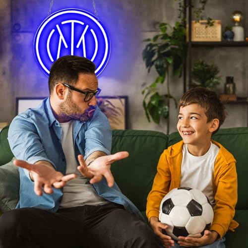Image of AHlove Football Team Neon Sign for Wall Decor,LED Neon Lights for Game Room、Man Cave,Birthday、Christmas Gifts for Teen Boys and Girls