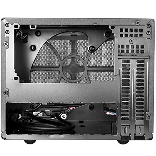 Image of Silverstone Tek Mini-DTX, Mini-ITX Small Form Factor Computer Case with Faux Aluminum Front Panel Cases SG13B-Q