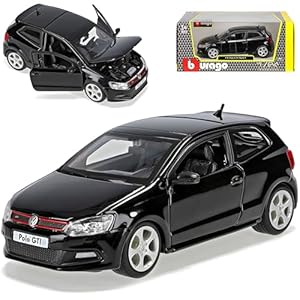 Bburago Volkswagen Polo GTI Modellauto 1/24 Schwarz