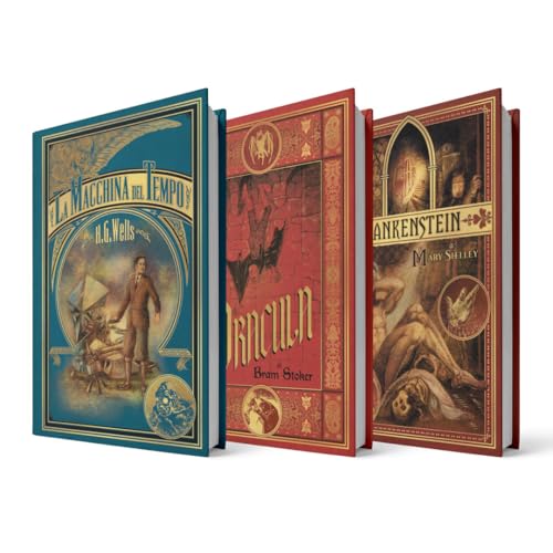 Collezione I primi Maestri del Fantastico Pack I. Contiene 3 libri: La macchina del tempo, Dracula e Frankenstein