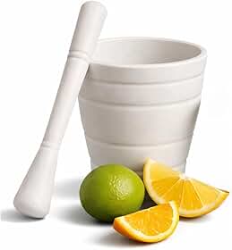 Pilão Plástico com Socador Bebidas Caipirinhas