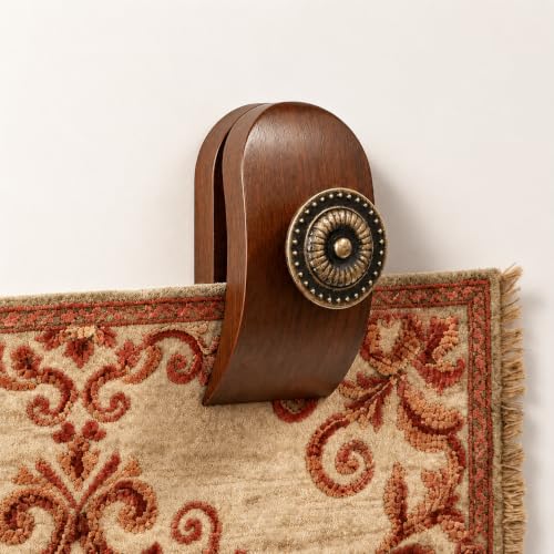 Wooden Clips with Metal Buttons