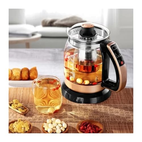 Tetera eléctrica multifuncional con infusor de té 1.2L vidrio miniatura 2