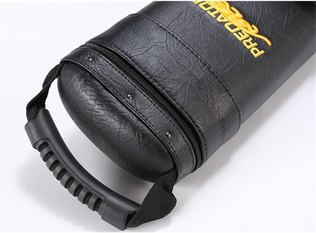 Pool Cue Case Billiard Cue Bag,Portable Hard Billiard Cue Case,Carrying Case for 4 Hole/6 Hole Billiard Cues,with Small and Large Pockets and Adjustable Shoulder Strap-6 Holes 90×14cm