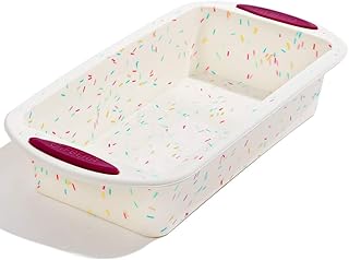 Gifbera Moule à Pain en Silicone pour Cuisson avec Cadre en Métal, Moule à Cuisson Antiadhésif de Grande Taille pour Pain, Quiche, Pain de Viande, Lasagne, 1 Pack