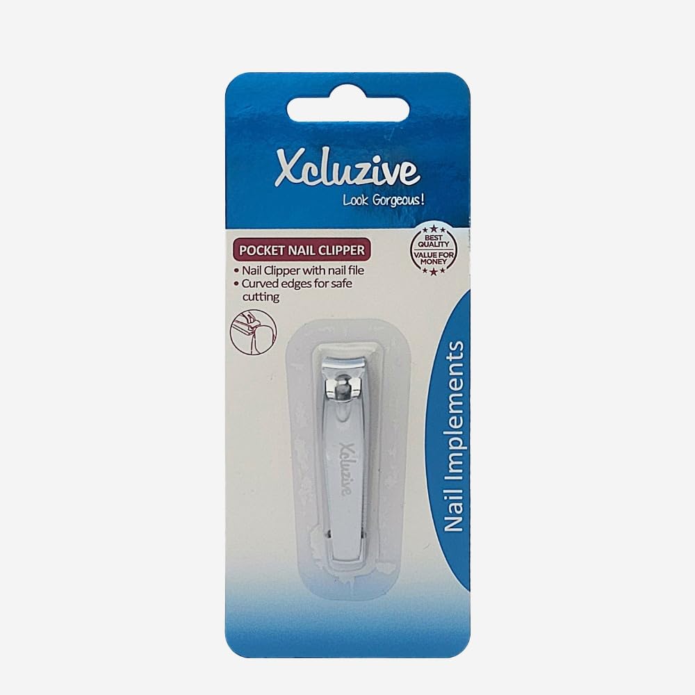 Xcluzive Nail Clippers With Key Ring And File, Pack Of 1