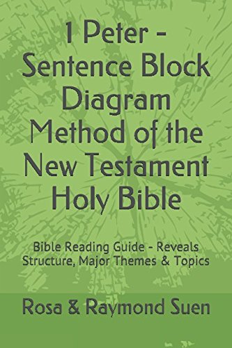 1 Peter - Sentence Block Diagram Method of the New Testament Holy Bible: Bible Reading Guide - Reveals Structure, Major Themes & Topics (Bible Reading Method) Paperback – 8 February 2017