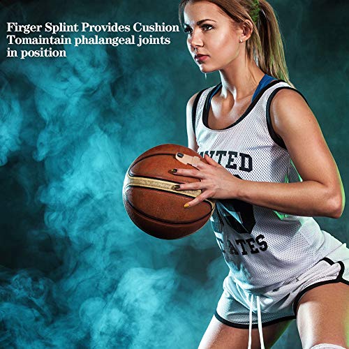 Havenport 15 Pcs Finger Splint Brace, Mallet Finger Splints Pinky, Plastic Finger Protector Support For Arthritis Basketball, Adjustable Finger Immobilizer For Broken Finger Joint Fracture Pain #TOP6