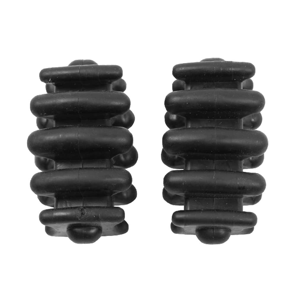 MiOYOOW 2PCS Archery Bow Limb Stabilizer, Rubber Bow Limb Dampener Split Vibration Sliencer for Most Compound Bows