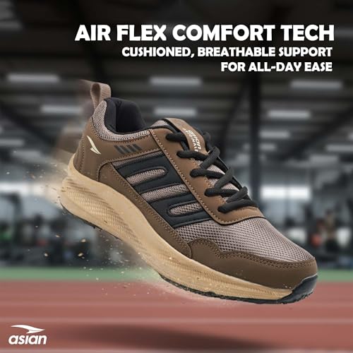 Image of ASIAN Men BOSS-02 Running and Casual Wear Running Shoes with Laces, Lightweight and Comfortable Shoes for Men & Boys, Ideal for Sports, Gym, Walking, and Daily Use