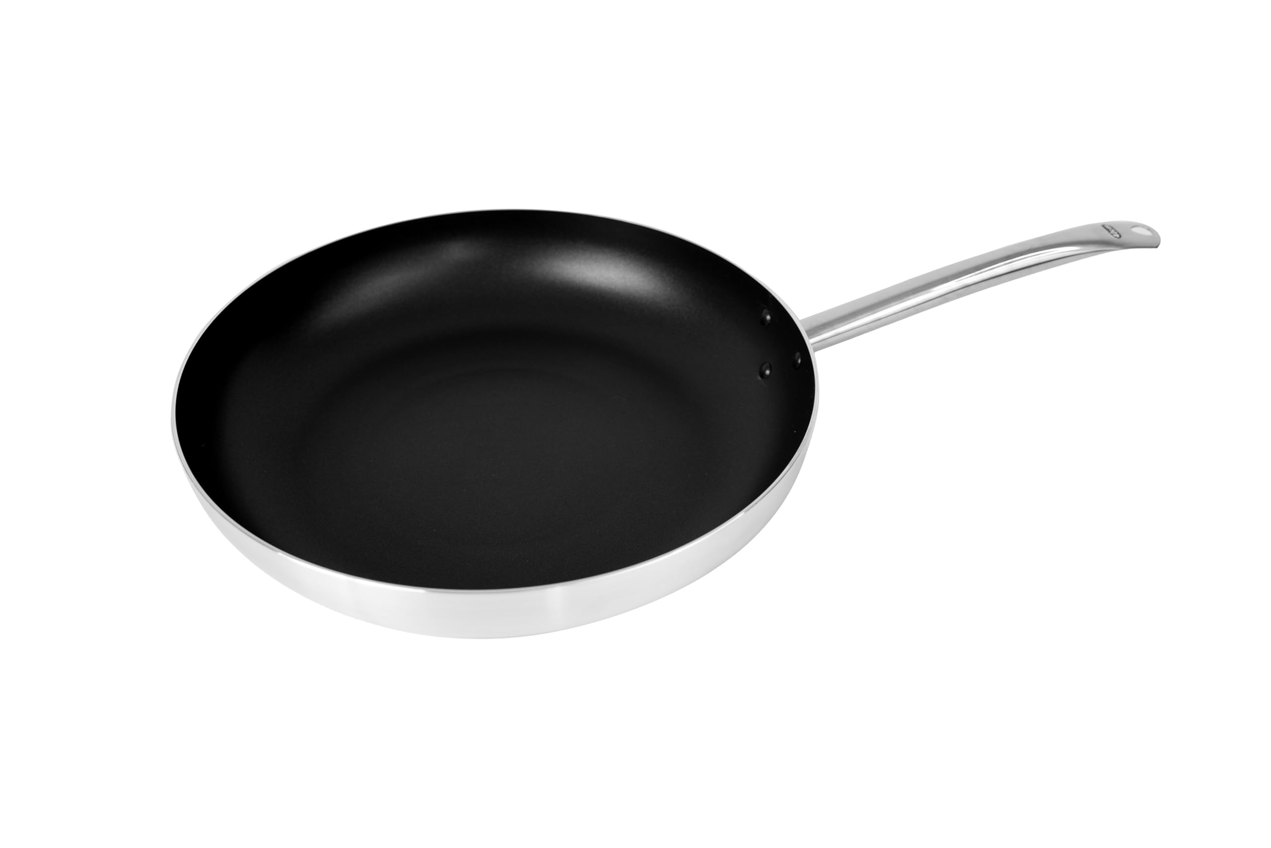 padella diametro 40cm alluminio antiaderente|con base inox anche per piano induzione| per uso professionale
