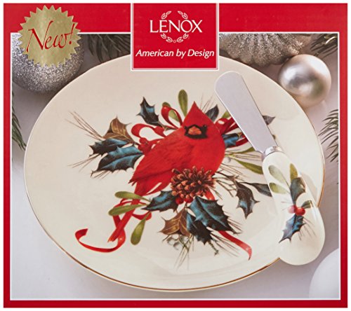 Lenox 863974 Winter Greetings Cheese Plate And Knife Set #TOP1