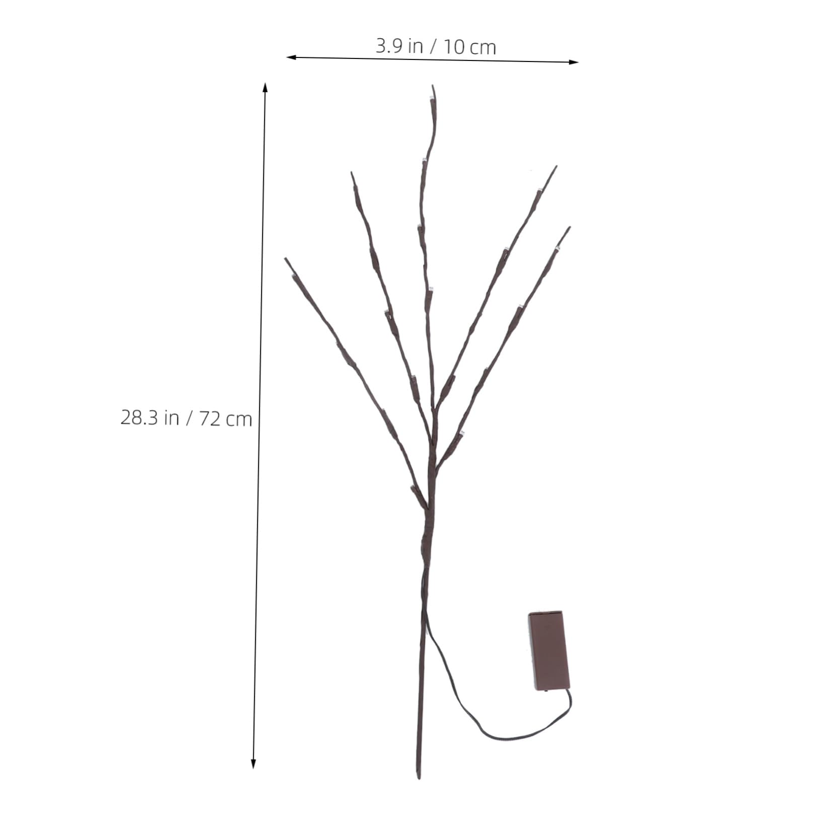 Cabilock 2Pcs Decorative Tree Branch LED Lamp Warm White White Table Light Home Indoor Outdoor Decoration for Living Night Light Use