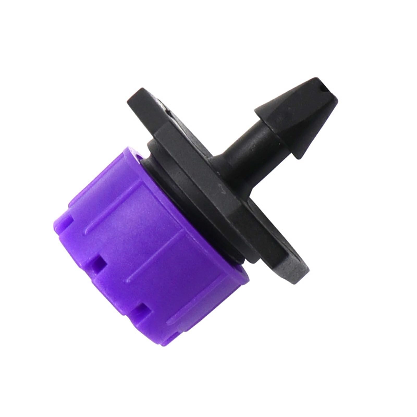 40Pcs 4 millimetri 8 Fori Ugello di Irrigazione del Giardino Gocciolatore Regolabile Irrigazione Sprinkler Sistema di Irrigazione a goccia Accessori for Strumenti di Irrigazione (Color : Purple)