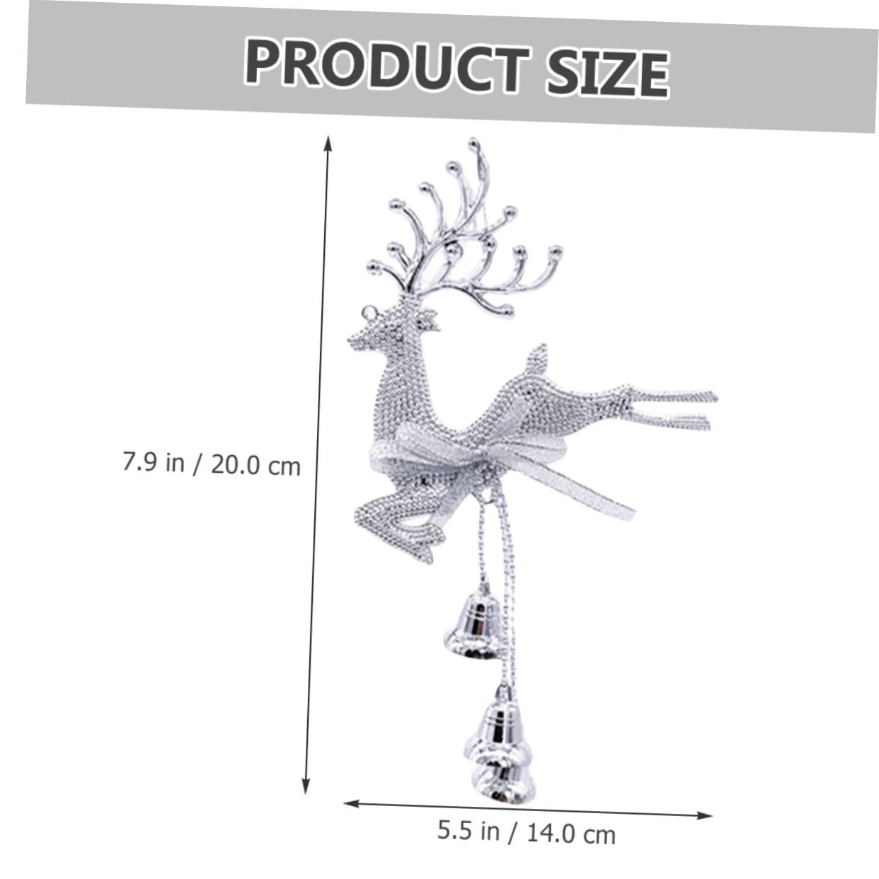 PRETYZOOM 3 Set Di Decorazioni Per Lalbero Di Natale Ornamenti in Feltro A Forma Di Renna Decorazioni Da Appendere Allalbero Di Natale Pendenti A Forma Di Renna Per Feste 6 Pezzi*3