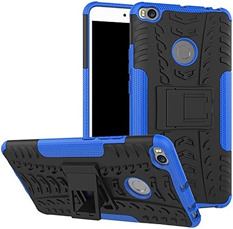 Glaslux Xiaomi Mi Max 2, Back Cover, Premium Real Hybrid Shockproof Bumper Defender Cover, Kickstand Hybrid Desk Stand Back Case Cover for Xiaomi Mi Max 2 - Blue