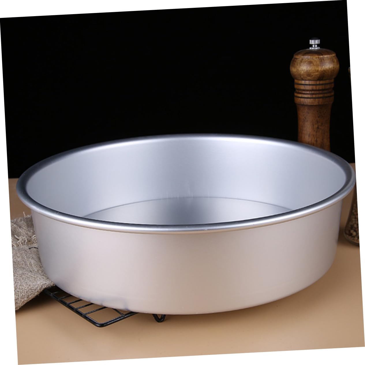BESTYASH Stampo Rotondo Antiaderente per Mousse e Dolci per Cottura in Forno e Utilizzo in Lavastoviglie
