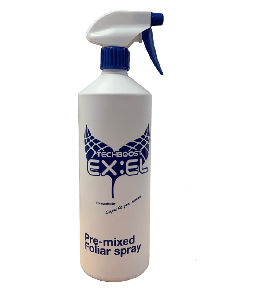EX:EL TechBoost - Bio-Stimulant pre mixed Foliar Spray Increases Growth & More Polyphenols 1 litre