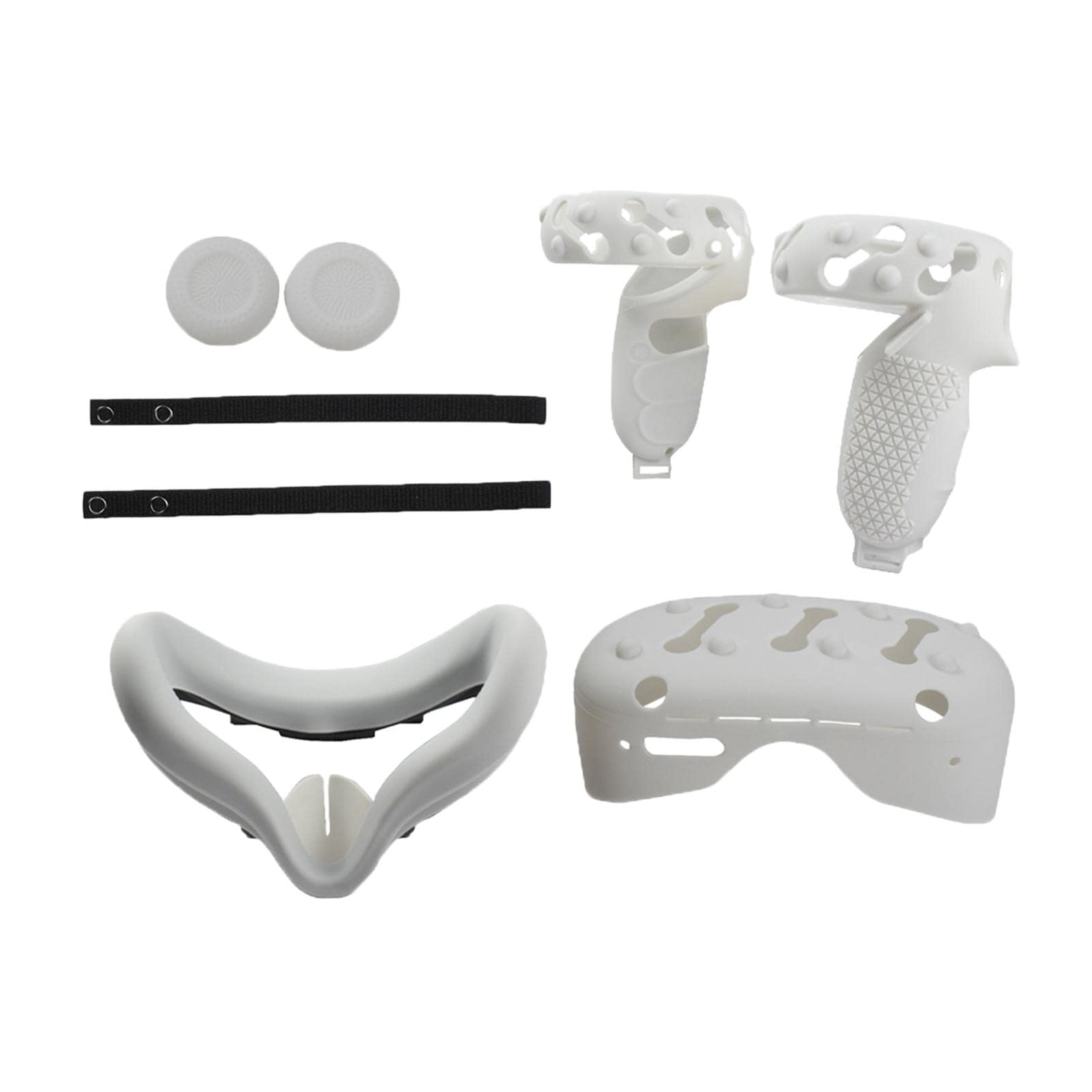 VR Face Cover Skin Set Bundle for Oculus Quest 2 Face Protect White-picture-12