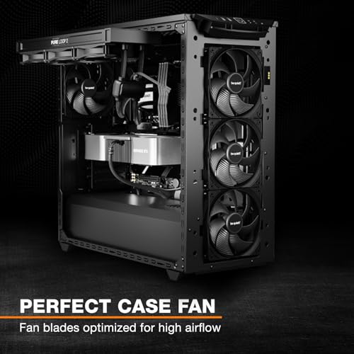 Image of be quiet! Pure Wings 3 120mm Quiet PWM High-Speed Case Fan | Speed-regulating Closed Loop Motor| Extraordinary Air Pressure | BL141