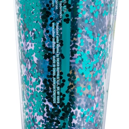 Image of Silver Buffalo Sanrio Hello Kitty Summer Pineapple, Plastic Cold Cup, 32oz | Bod Ready, Swimsuit, Confetti, Includes Lid and Straw, 0.95 Liters