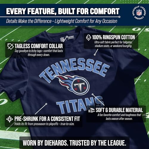 Image of NFL Gameday Cotton Blend T-Shirt for Men and Women - Licensed