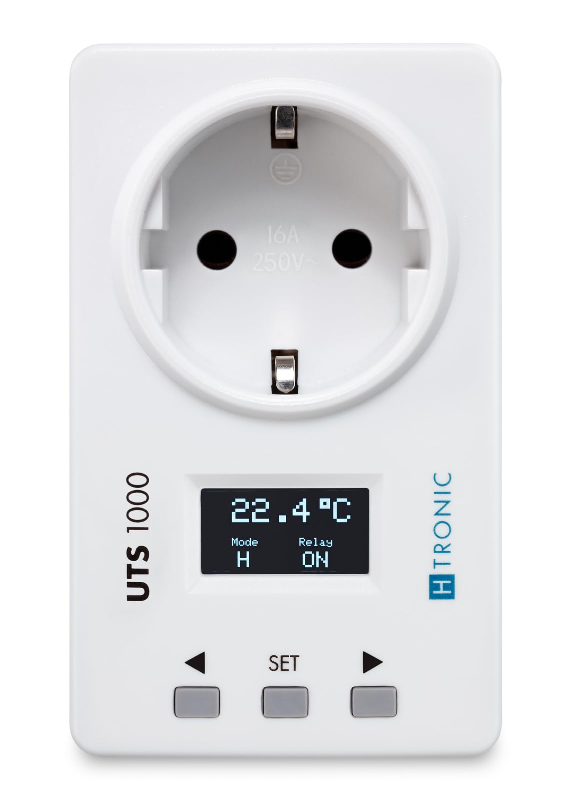 H-Tronic Interruptor de Temperatura Universal UTS 1000 (calefacción y refrigeración, termostato, regulador de Temperatura)