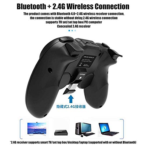 Image of Ipega PG-9090 Wireless 4.0 +2.4G Gamepad Controller for Samsung Galaxy S10 /S10+ /S20 /P40 P30 LG VIVO OPPO MI Mate Android Mobile Smartphone Tablet (Android 6.0 Higher System)