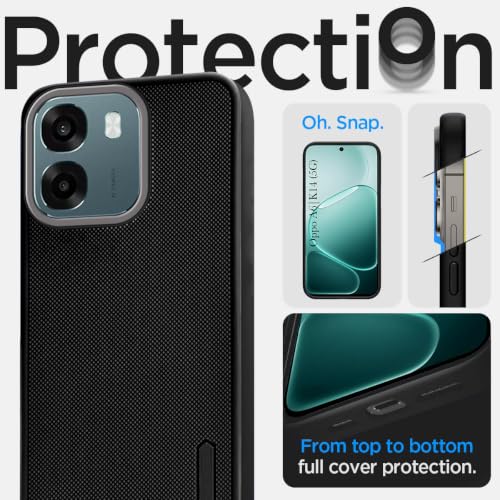 Image of Jkobi Rubberised Back Cover Case for Oppo A6 5G | Oppo K14 5G(Textured Grip Design | Micro-Fiber Cloth Inside | Slim and Light Weight | Soft Touch and Feel)