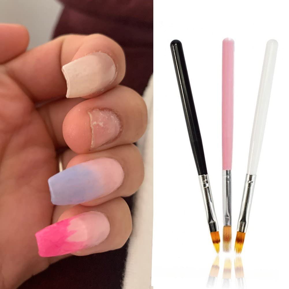 Amazon.co.jp: ネイルアートブラシジェルブラシ ネイルアート オンブル