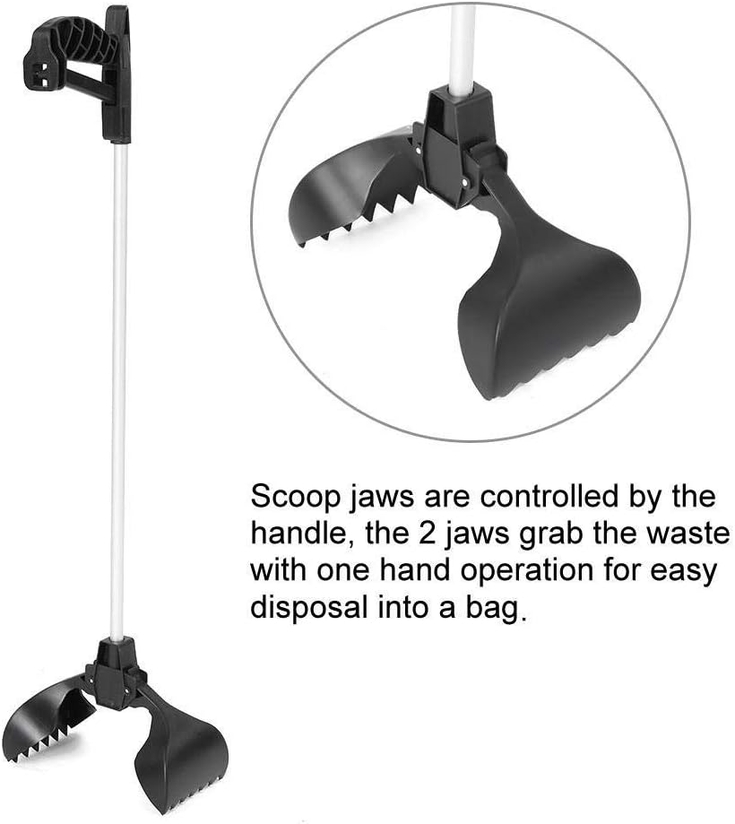 Dog Waste Picker, Dog Poop Scoop, Black for Pets Dog