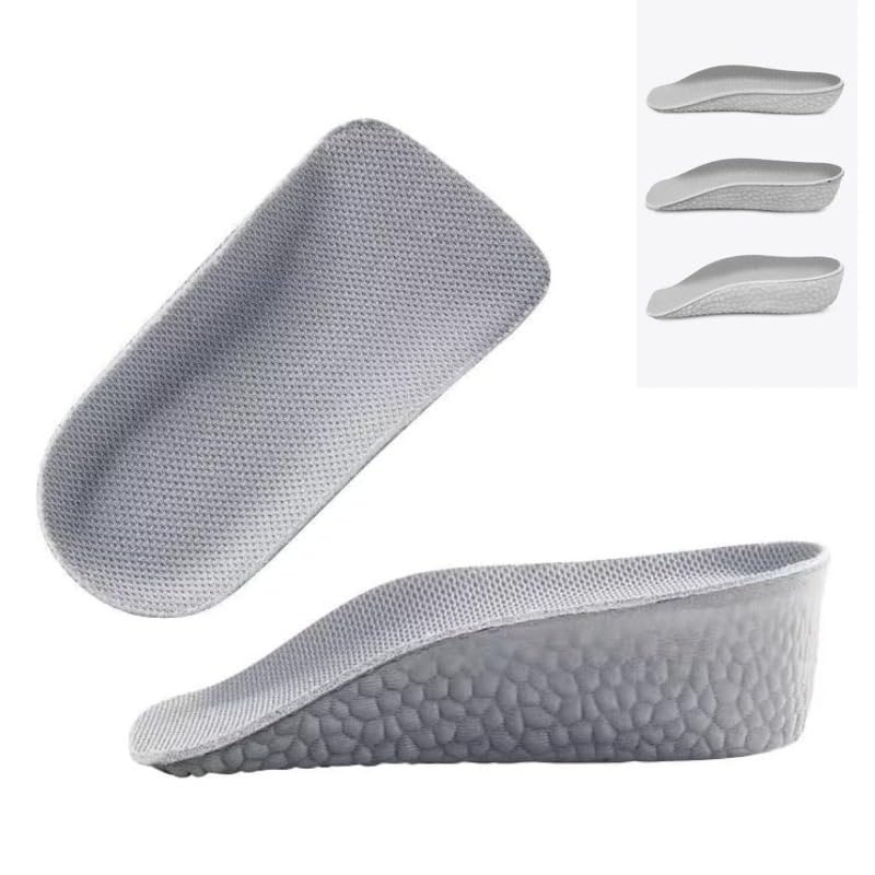 Startup brandone Orthopedic HighPads 1.0 Brandone Orthopedic Lift Inserts for Men & Women HighPads 1.0 Heel Lifts for Elevator Shoes (Gray All Bundle1.5+2.5+3.5)