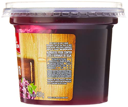 Doce Cremoso Sabor Uva Xodon 400g