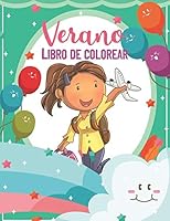 Verano Libro de Colorear: Libro de colorear de verano, playa, avión de vacaciones, libro de colorear para niños de 4 a 8 años B089CKB6XZ Book Cover