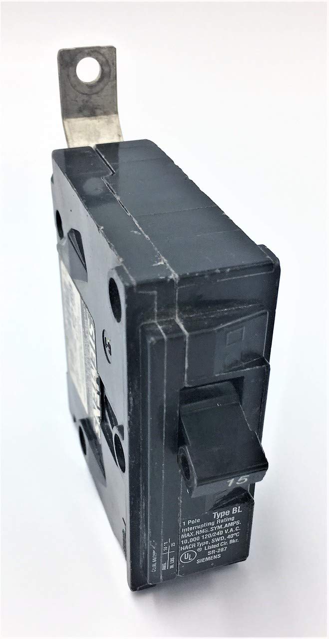 Siemens Bolt-On Circuit Breaker - 1P 15 Amp, 120/240V AC, For P1 Panelboards (BL Series)