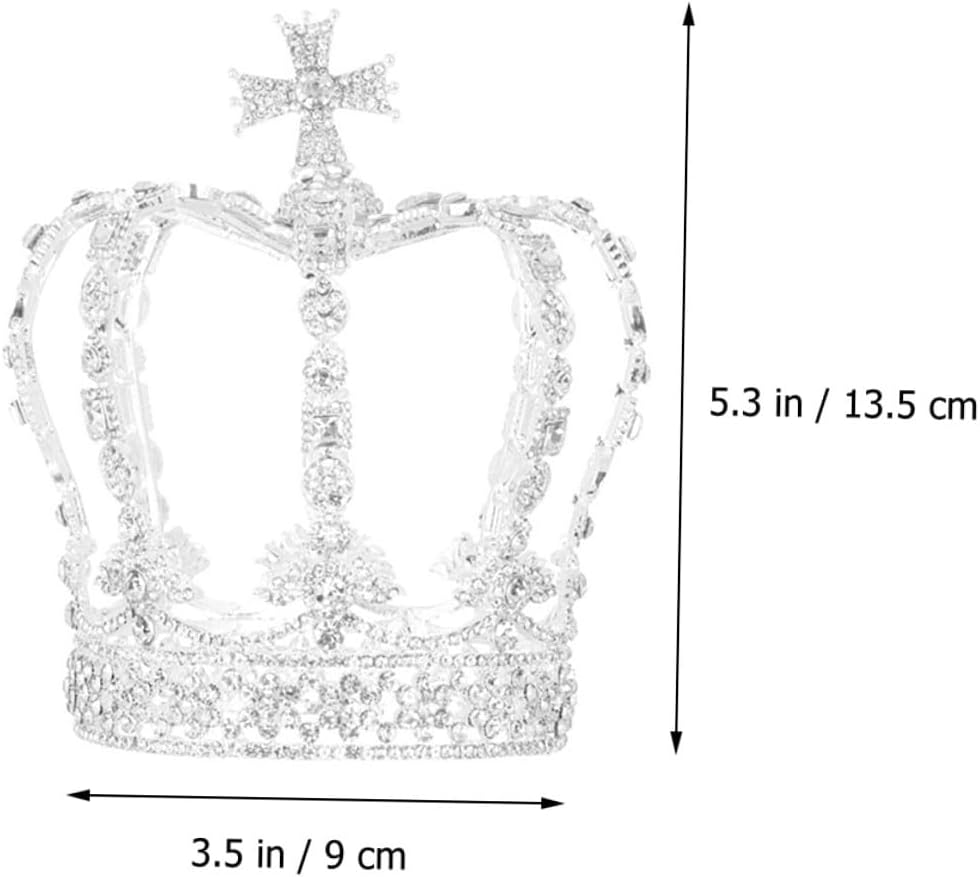 Bridal Rhinestone Tiara Crown Wedding Headpiece Elegant Circlet Hair Accessory for Brides and Special Occasions