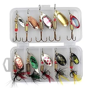 Spinner Vist Lures Metalen Ala’s Haak Roterende levensechte vissen Tackle 10 -stcs Creatieve keuze