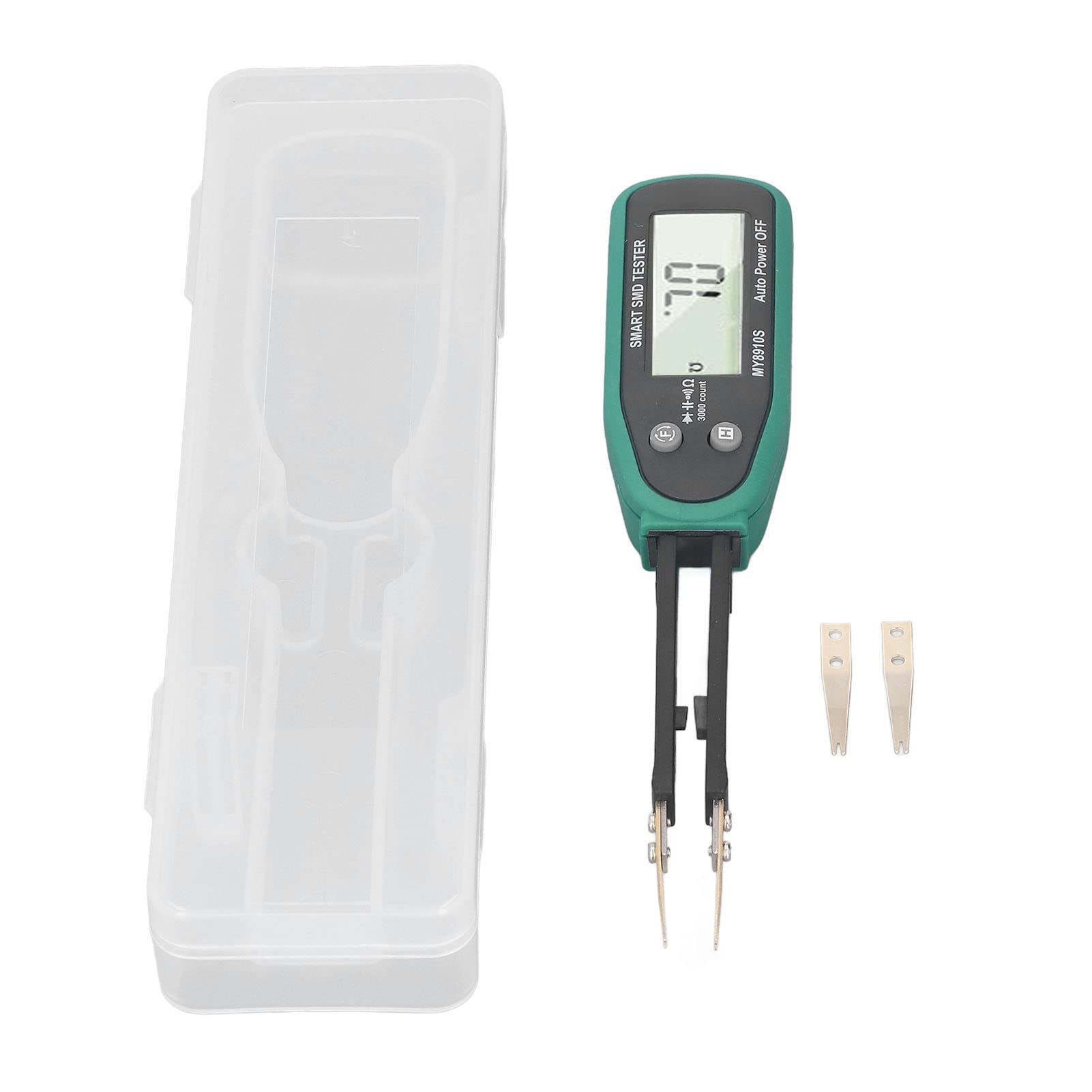 Tester SMD Inteligente para Diodos Resistentes Capacitores Herramienta de Prueba de Electrónica Digital Portátil