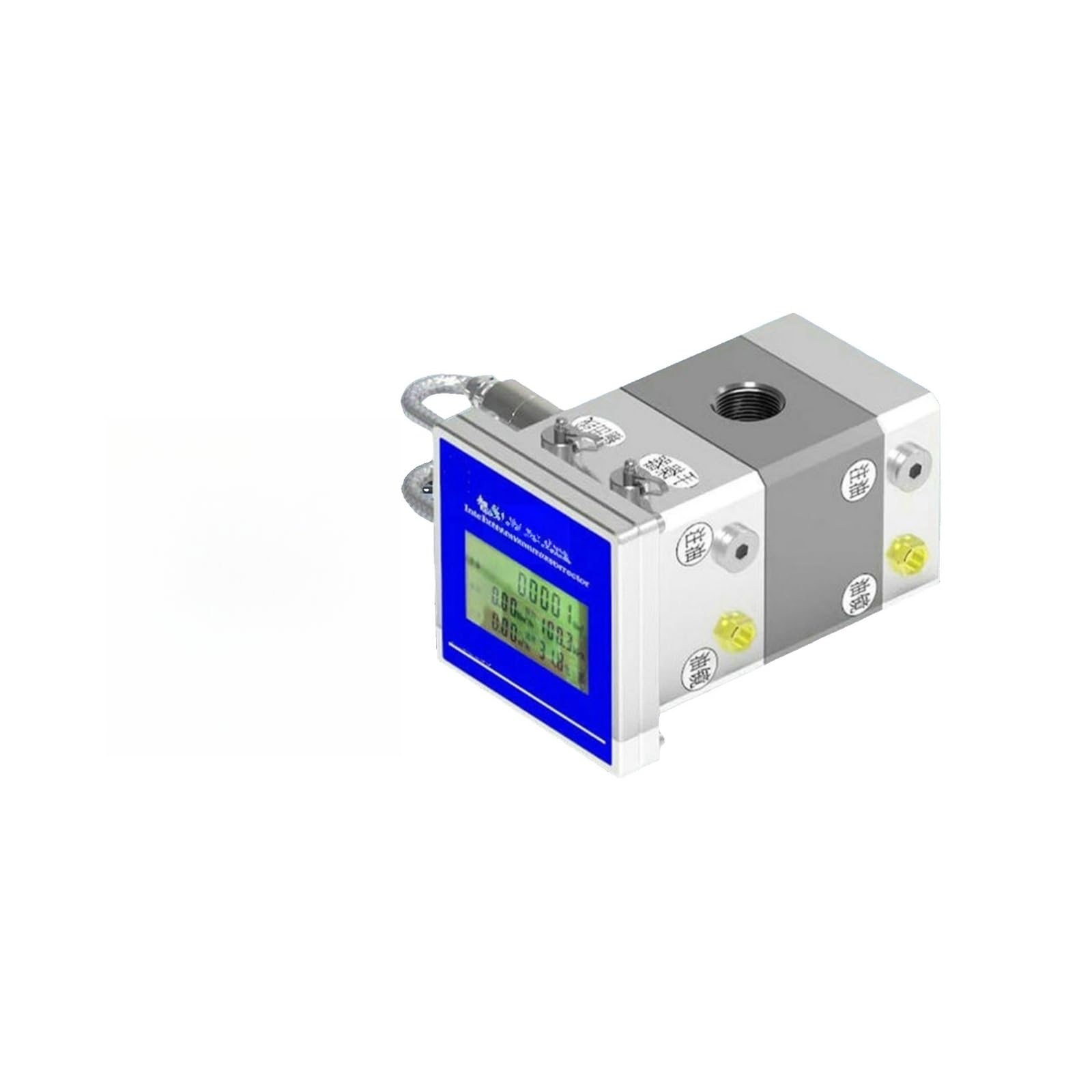 Débitmètre à roue de taille gaz flow meter head pour mesure et contrôle de volume
