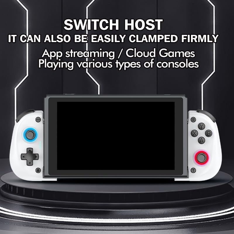 Design à couper le souffle, léger et portable, sans fil, extensible, manette de jeu adaptée à tous vos jeux préférés (noir)