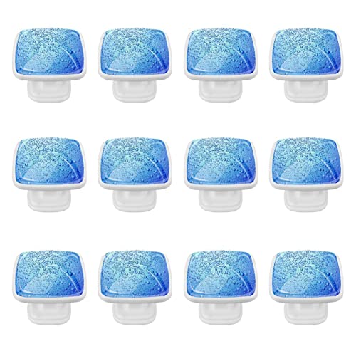Boutons de commode bleus pour remplacer des poignées de meuble usées - 3