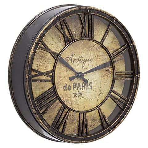 Carousel Home Antique Effect Wall Clock Cover