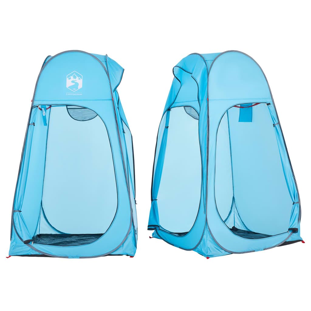 LAPOOH Sichtschutzzelt Blau Pop-Up Wasserdicht, Duschzelt Camping, Toilettenzelt, Campingtoilette, Heckzelt, Campingklo - 4004138