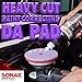 SONAX Hybrid Wool Pad | Heavy Cut Polishing Pad for Dual-Action Machines | Reduces Polishing Time | Removes Deep Scratches & Matting | 85% Wool, 15% Polyester | Low Heat Generation | 494100 | 165mm