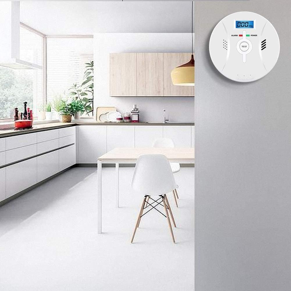Portable Carbon Monoxide Detector – 85 dB Alarm, Operated, Ideal for Any Room